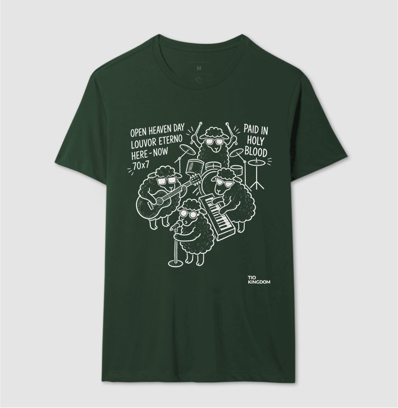 CAMISETA GOSPEL CRISTÃ OPEN HEAVEN