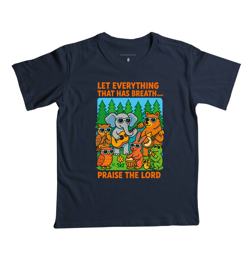 CAMISETA INFANTIL PRAISE THE LORD