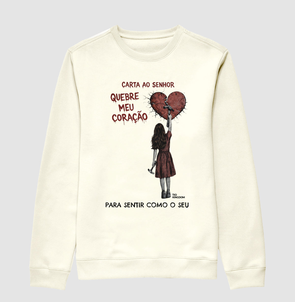 BLUSA MOLETOM
CORAÇÃO QUEBRADO