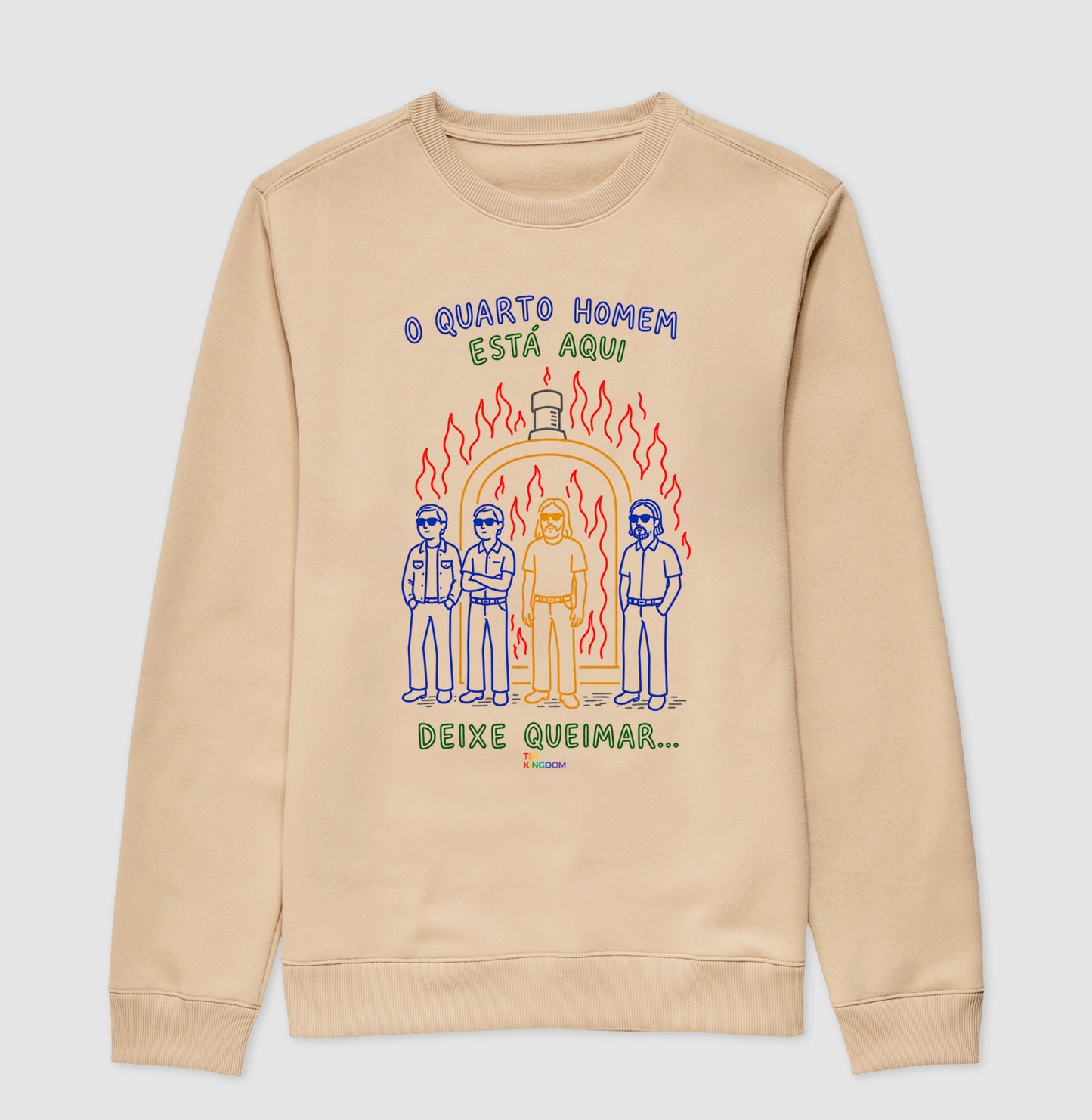 BLUSA GOSPEL DEIXE QUEIMAR KINGDOM VIBES