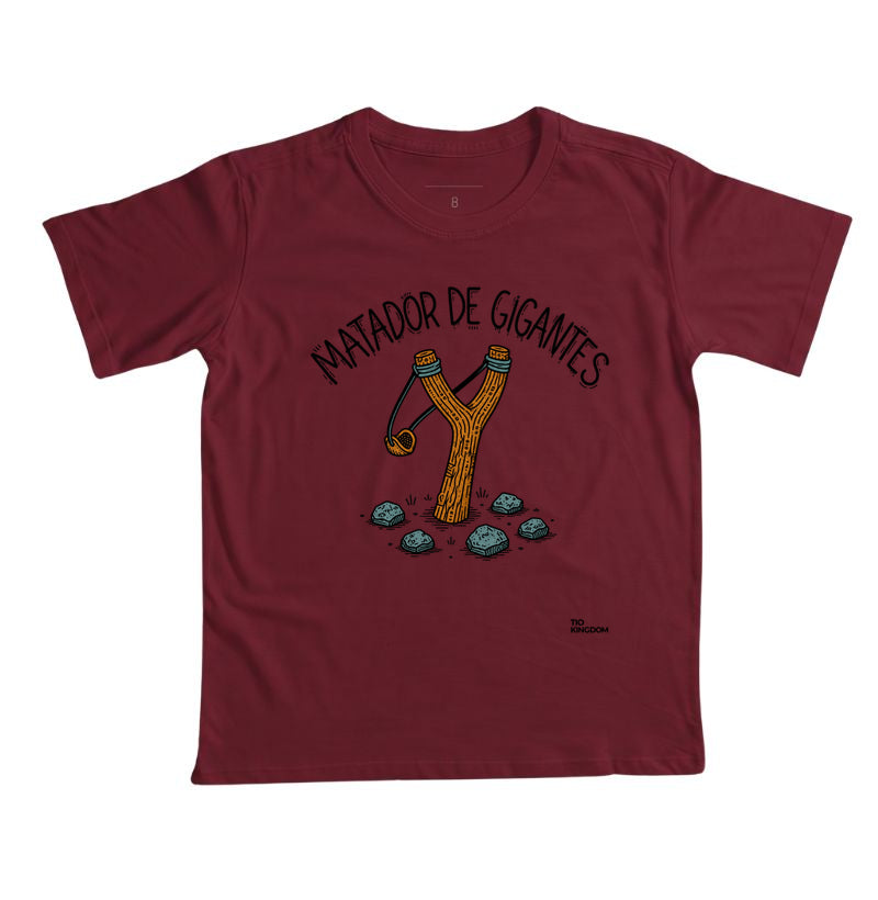 Camiseta Infantil do Reino Matador de Gigantes