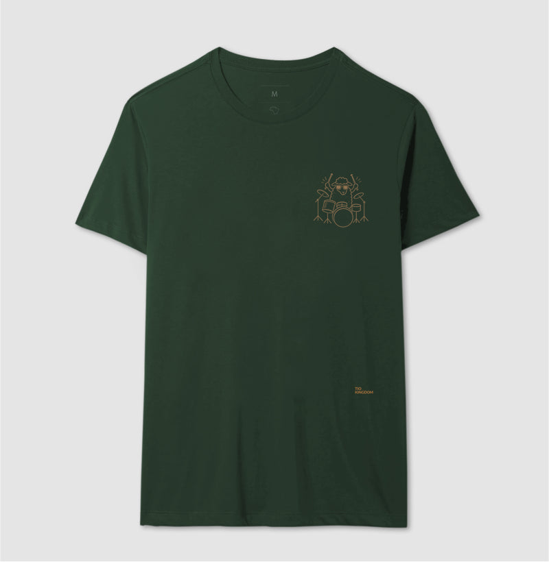 Camiseta Gospel The Dreamer Drummer On Fire Minimalista
