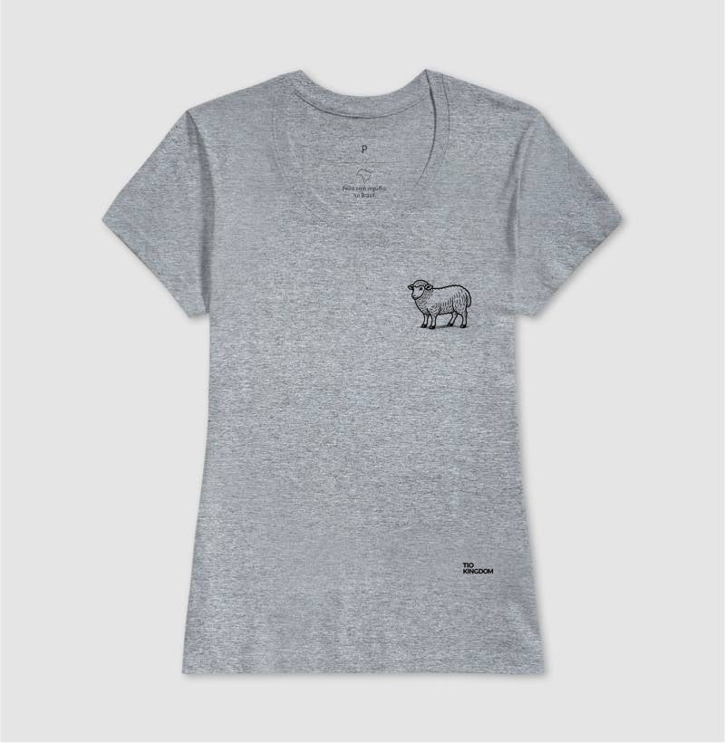 CAMISETA SOMOS OVELHAS NO PEITO