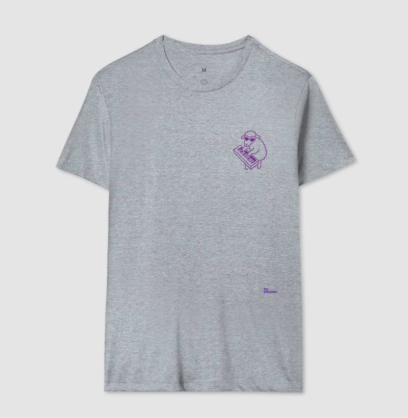 Camiseta Cristã The Peaceful Pianist Minimalista