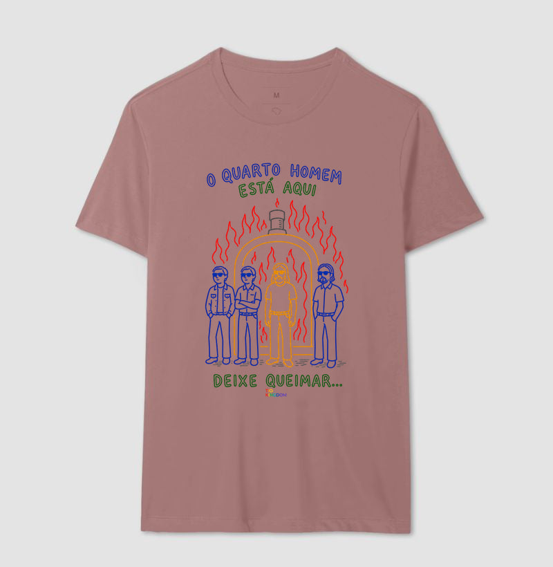 CAMISETA GOSPEL ADULTO DEIXE QUEIMAR KINGDOM VIBES