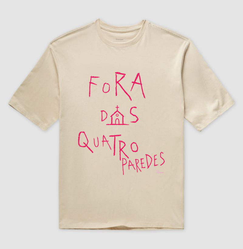 Oversized Fora Das Quatro Paredes Gospel Streetwear