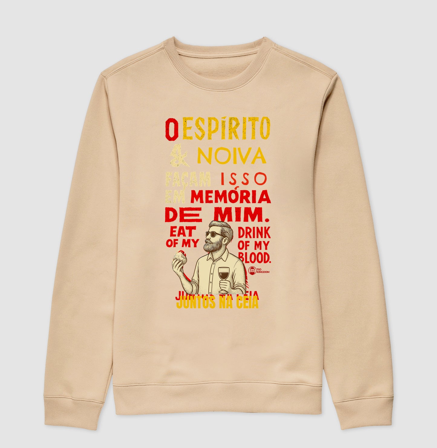 BLUSA MOLETOM SANTA CEIA