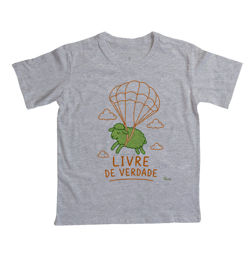 CAMISETA INFANTIL GOSPEL LIVRE DE VERDADE