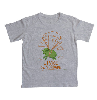 CAMISETA INFANTIL GOSPEL LIVRE DE VERDADE