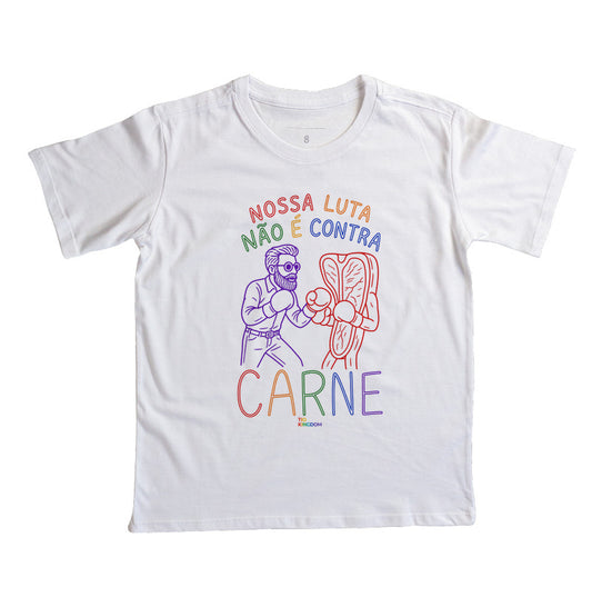 CAMISETA INFANTIL GOSPEL CONTRA CARNE KINGDOM VIBES
