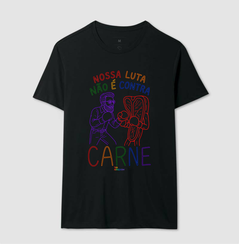 CAMISETA GOSPEL ADULTO CONTRA CARNE KINGDOM VIBES