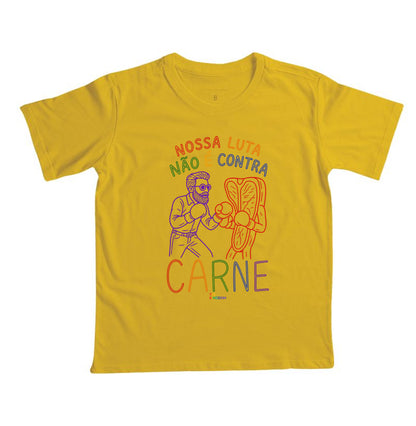 CAMISETA INFANTIL GOSPEL CONTRA CARNE KINGDOM VIBES