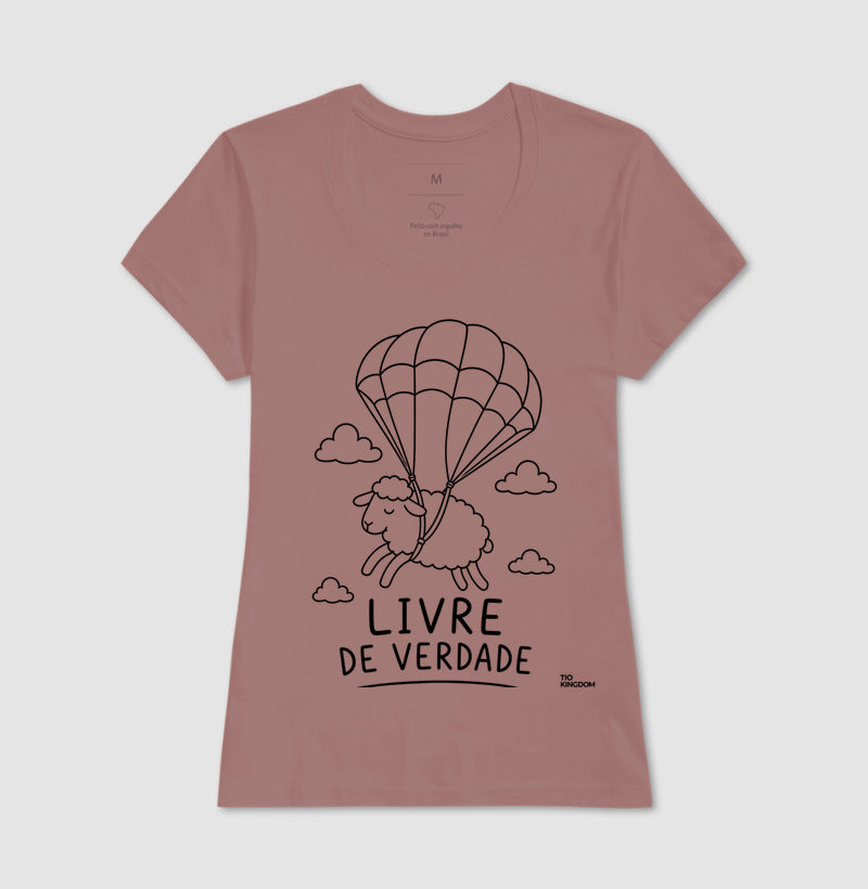 CAMISETA GOSPEL LIVRE DE VERDADE
