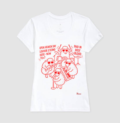 Camiseta Cristã Open Heaven - Louvor Eterno | Moda Gospel Streetwear