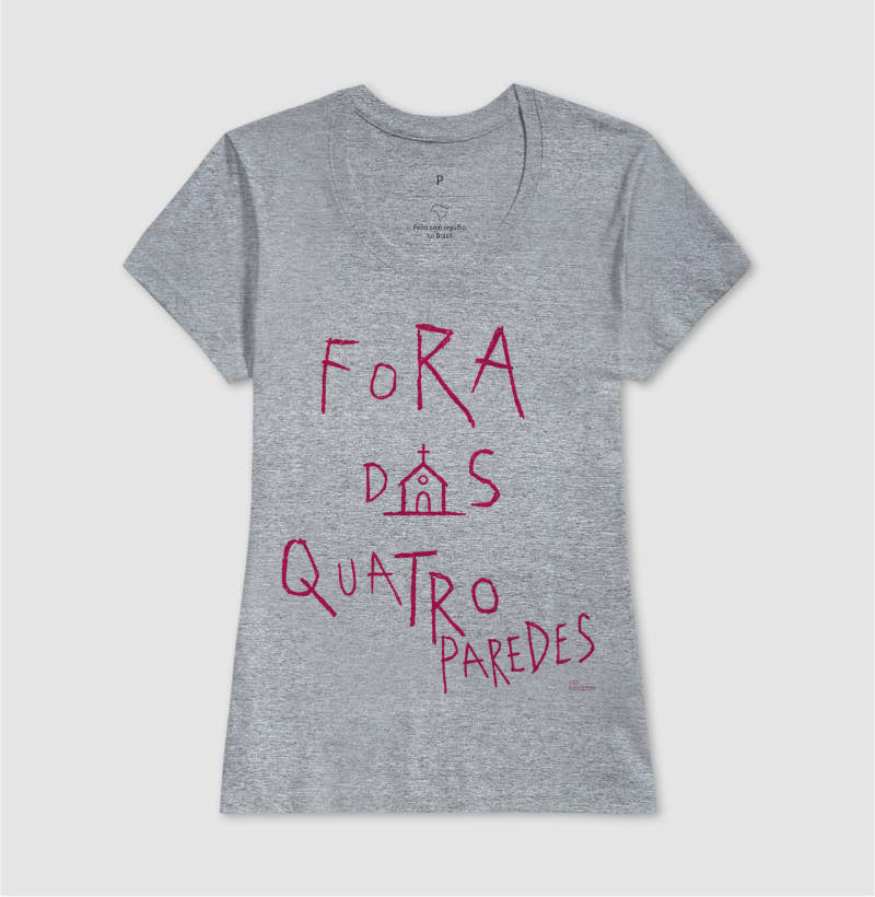 Camiseta Cristã Fora Das 4 Paredes Gospel Streetwear
