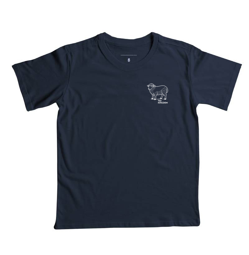 CAMISETA SOMOS OVELHAS MINIMALISTA INFANTIL