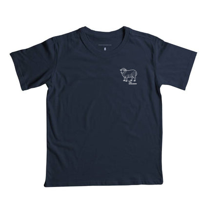 CAMISETA SOMOS OVELHAS MINIMALISTA INFANTIL