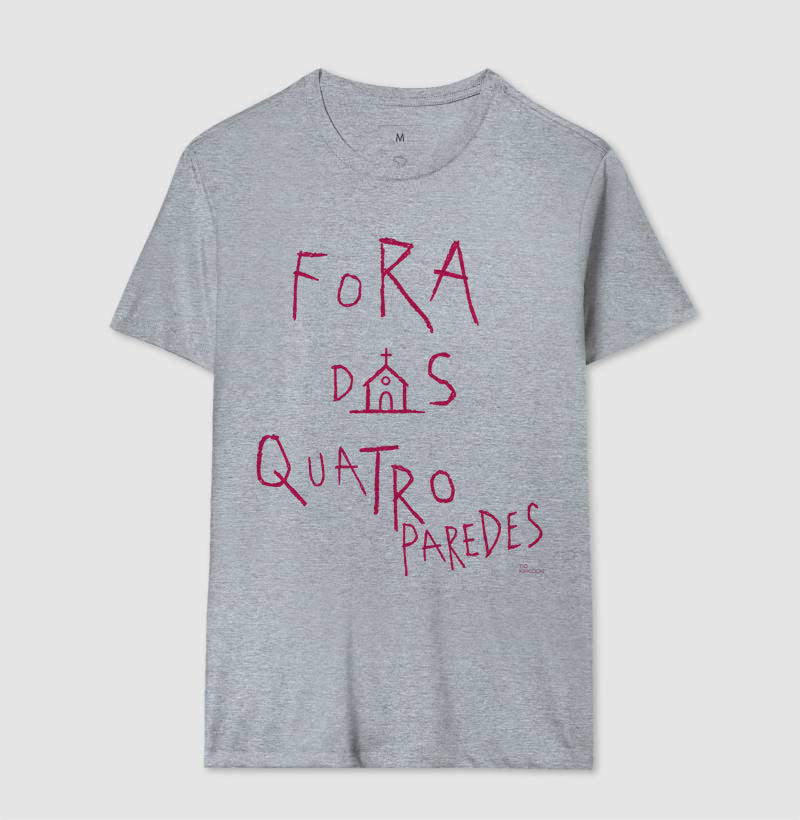 Camiseta Cristã Fora Das 4 Paredes Gospel Streetwear