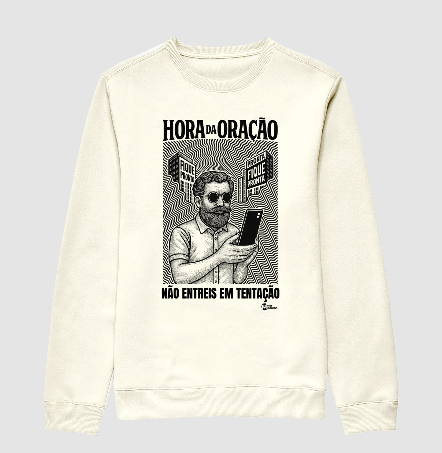 BLUSA MOLETOM HORA DA ORAÇÃO