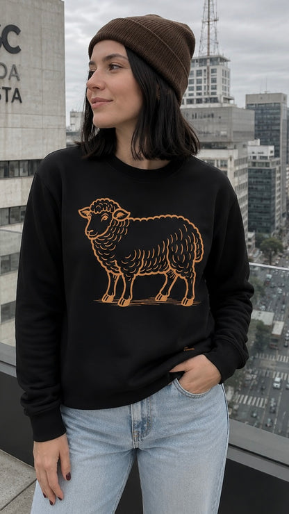BLUSA GOSPEL CORDEIRO DE DEUS EM MARROM