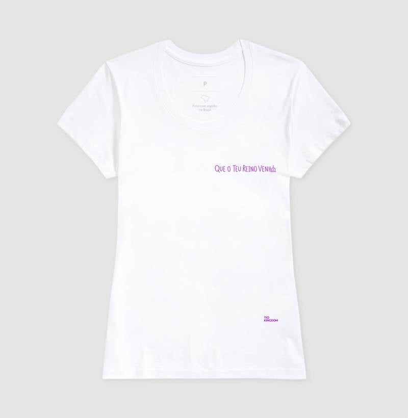 Camiseta Teu Reino Venha - Minimalista
