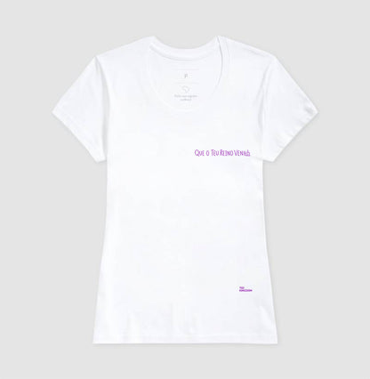 Camiseta Teu Reino Venha - Minimalista
