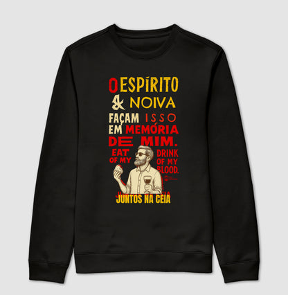 BLUSA MOLETOM SANTA CEIA