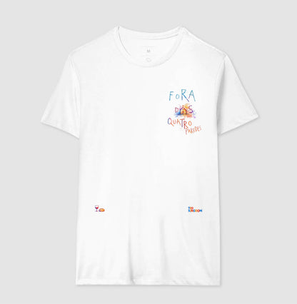 Camiseta Fora das Quatro Paredes – Coleção Aquarela Tio Kingdom