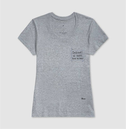 Camiseta Desligue as Vozes Pocket Style