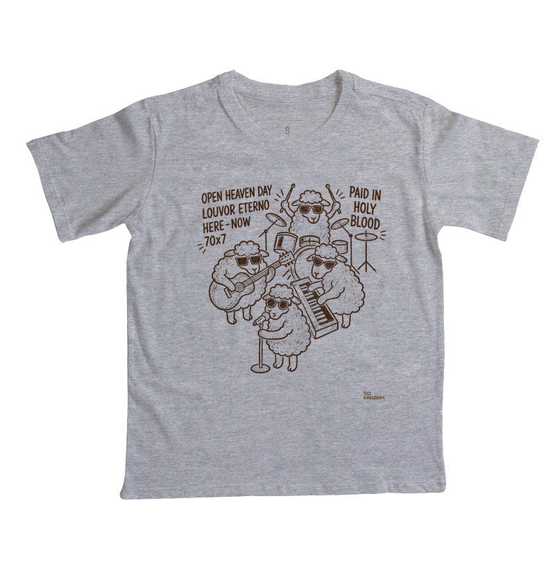 Camiseta Gospel Infantil Cristã Open Heaven
