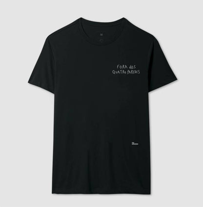 Camiseta Clássica Minimalista Fora das 4 Paredes