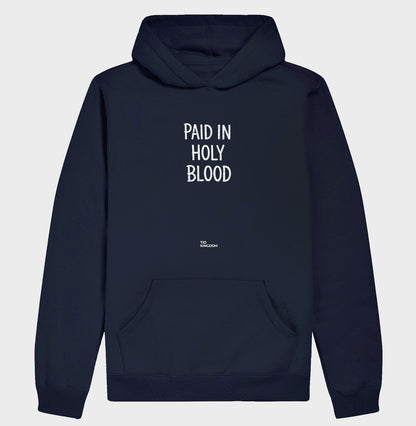 MOLETOM COM CAPUZ GOSPEL CRISTÃ PAID IN HOLY BLOOD
