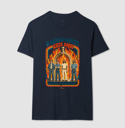 Camiseta Vintage O Quarto Homem - Fornalha