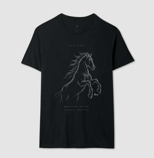 Camiseta Cristã White Horse Revelation (Apocalipse)