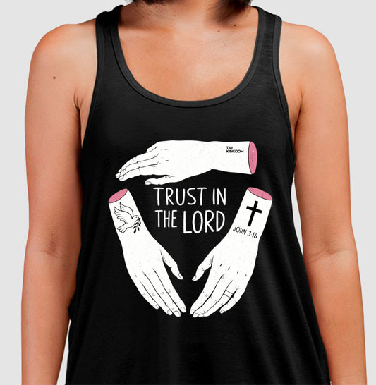 CAMISETA REGATA TRUST IN THE LORD UNISSEX