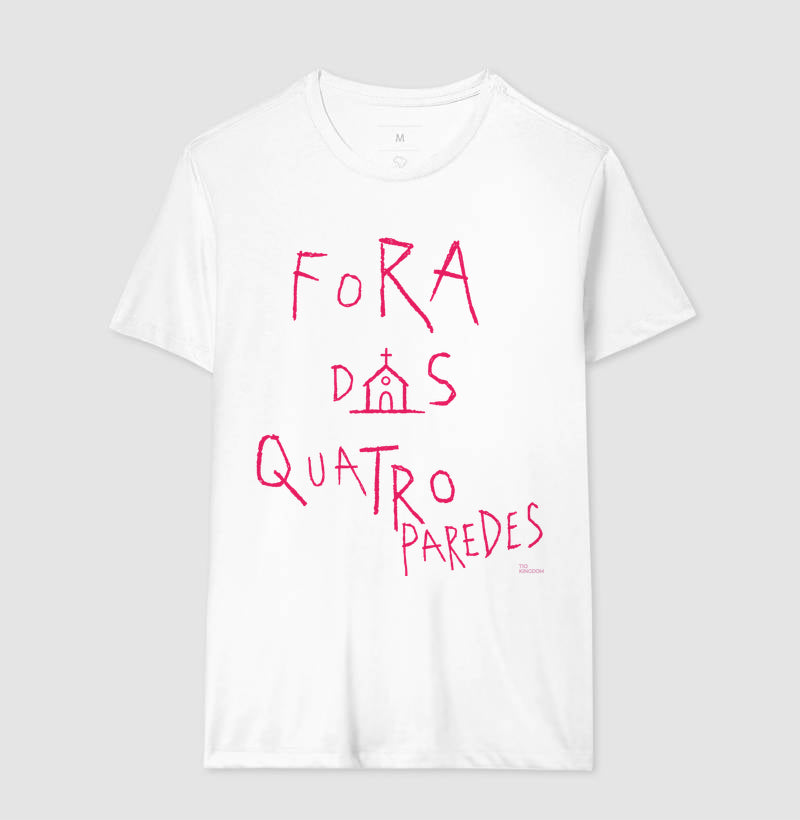 Camiseta Cristã Fora Das 4 Paredes Gospel Streetwear