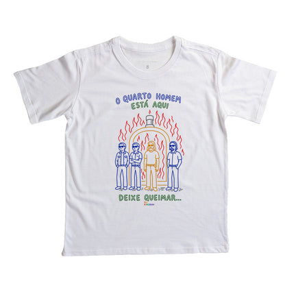 CAMISETA INFANTIL GOSPEL DEIXE QUEIMAR KINGDOM VIBES