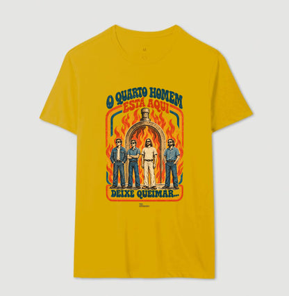 Camiseta Vintage O Quarto Homem - Fornalha