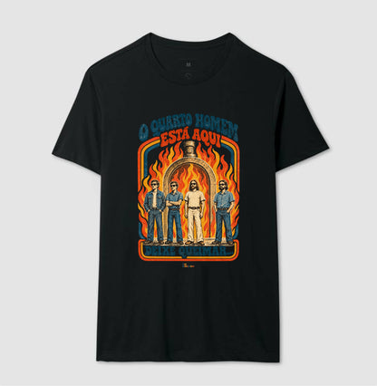 Camiseta Vintage O Quarto Homem - Fornalha