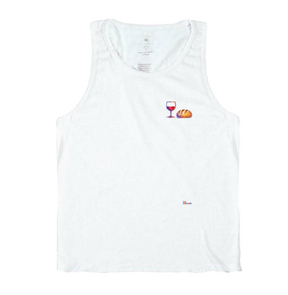 Camiseta Regata Pão e Vinho – Coleção Aquarela Tio Kingdom