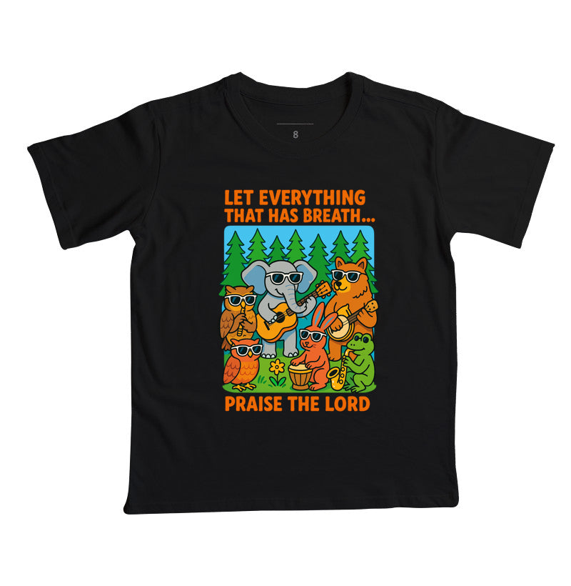 CAMISETA INFANTIL PRAISE THE LORD