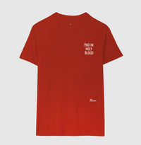 CAMISETA GOSPEL CRISTÃ PAID IN HOLY BLOOD