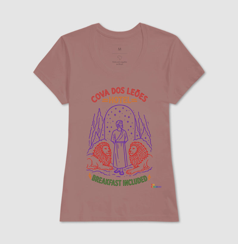 CAMISETA GOSPEL ADULTO COVA DOS LEÕES HOTEL KINGDOM VIBES