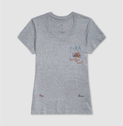 Camiseta Fora das Quatro Paredes – Coleção Aquarela Tio Kingdom