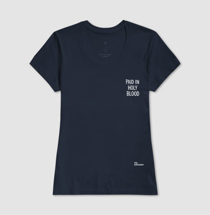 CAMISETA GOSPEL CRISTÃ PAID IN HOLY BLOOD