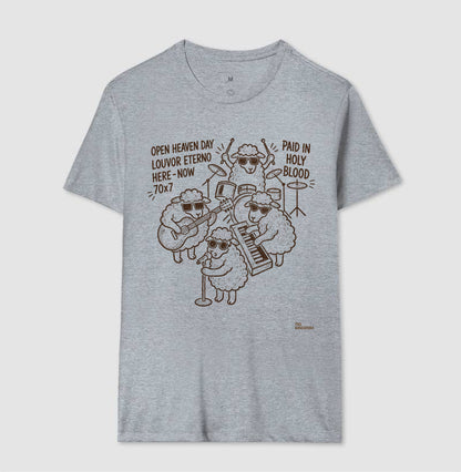 Camiseta Cristã Open Heaven - Louvor Eterno | Moda Gospel Streetwear