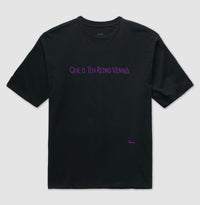 Oversized Teu Reino Venha - Minimalista