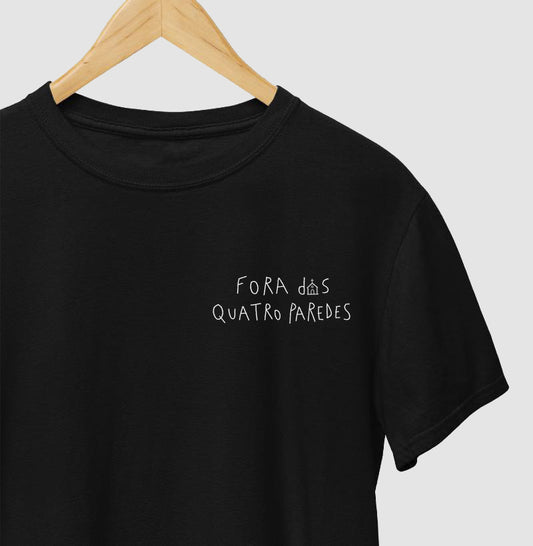 Camiseta Clássica Minimalista Fora das 4 Paredes