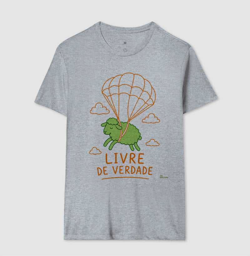 CAMISETA GOSPEL LIVRE DE VERDADE