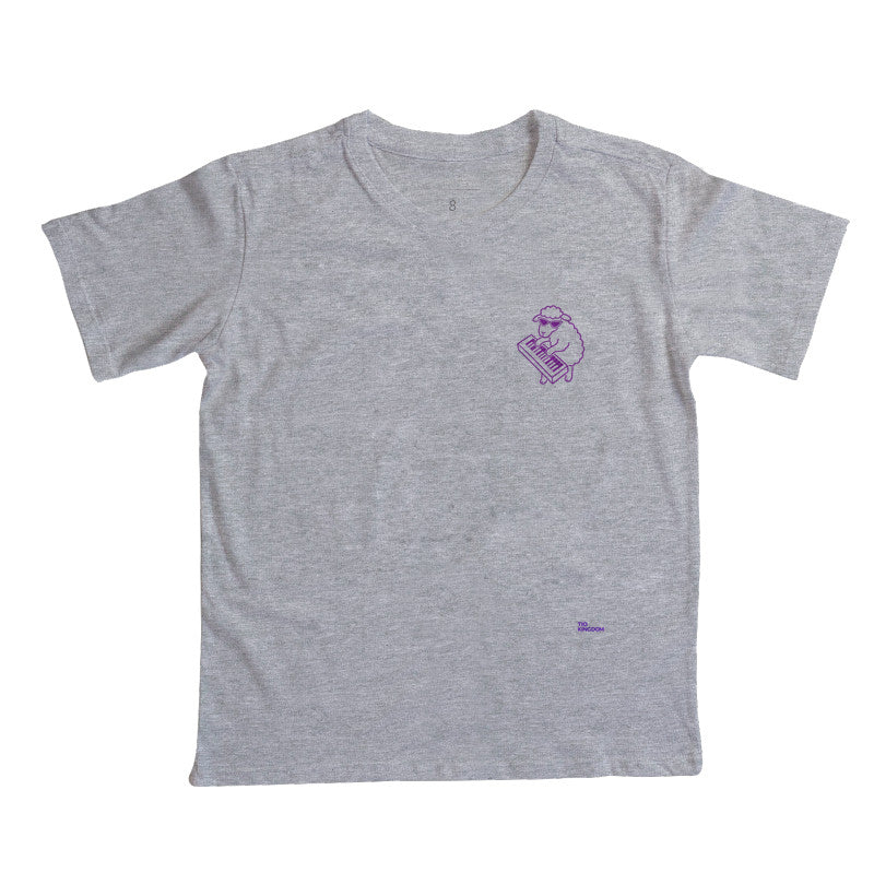 Camiseta Infantil Cristã The Peaceful Pianist Minimalista